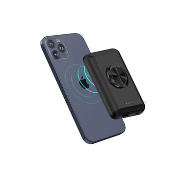 Wireless Magnetic Charger and Power Bank - Front View